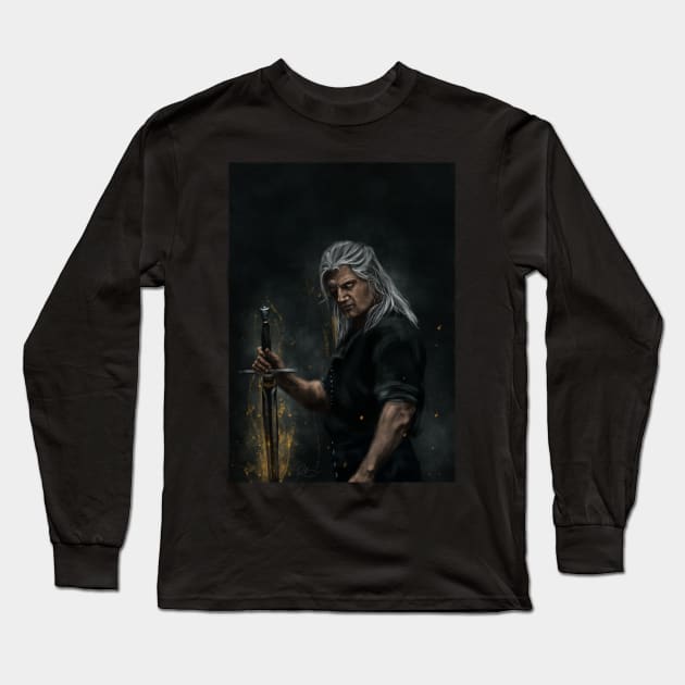 Butcher of Blaviken Long Sleeve T-Shirt by RyanRigby